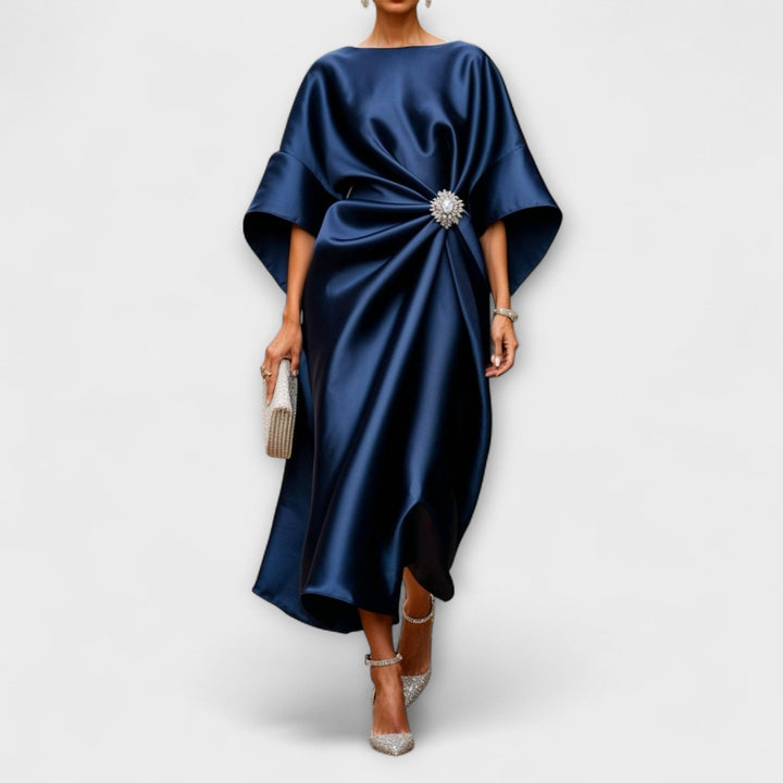 Robe Maxi Satinée Luxe Scintillante