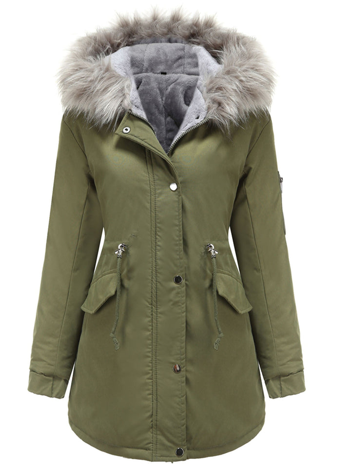 Arielle | Parka d'hiver avec doublure en fourrure douce