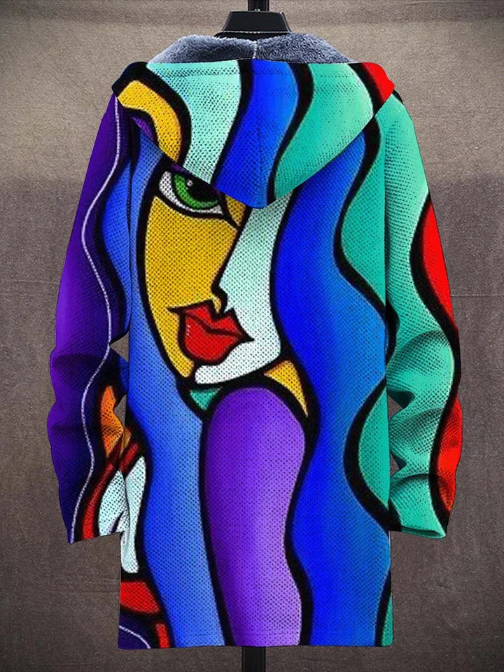 Allira | Cardigan de Luxe Inspiré par l'Art