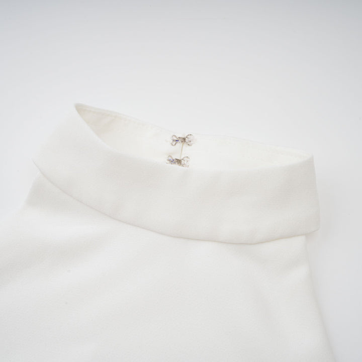 Inés | Robe longue à plusieurs épaisseurs encolure licou