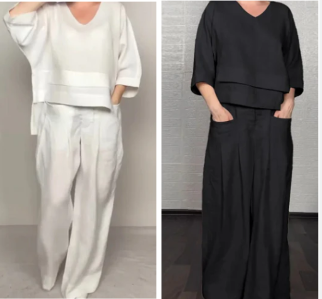 Noa | Ensemble minimaliste ample deux pièces