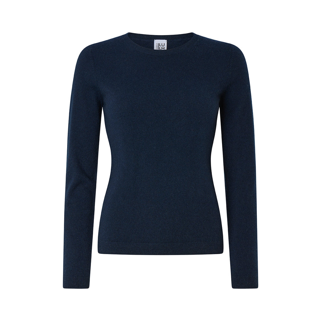 CASHMERE by ILLUM - Tricot à Col Rond et Manches Longues