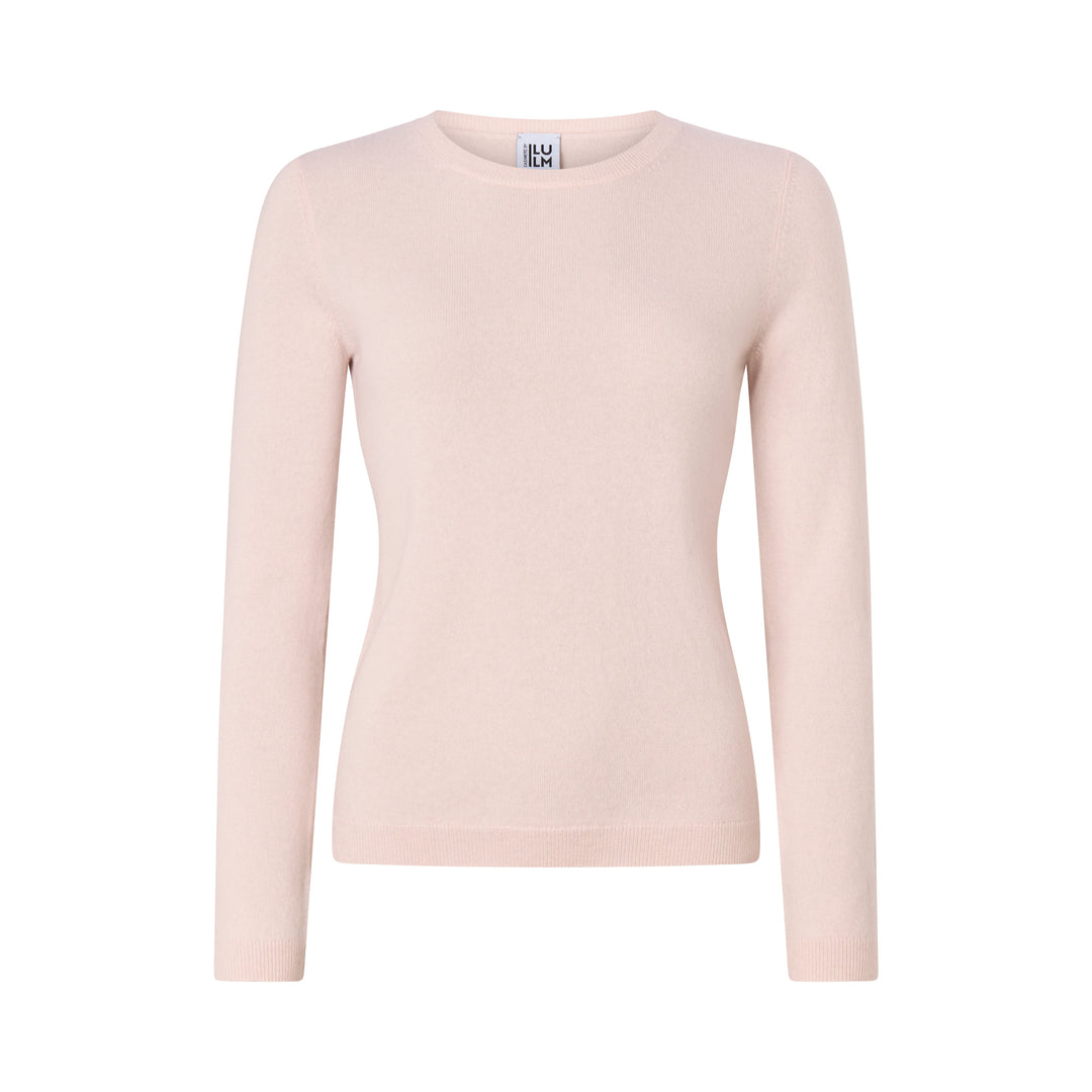 CASHMERE by ILLUM - Tricot à Col Rond et Manches Longues