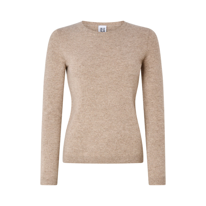 CASHMERE by ILLUM - Tricot à Col Rond et Manches Longues