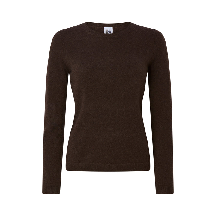 CASHMERE by ILLUM - Tricot à Col Rond et Manches Longues
