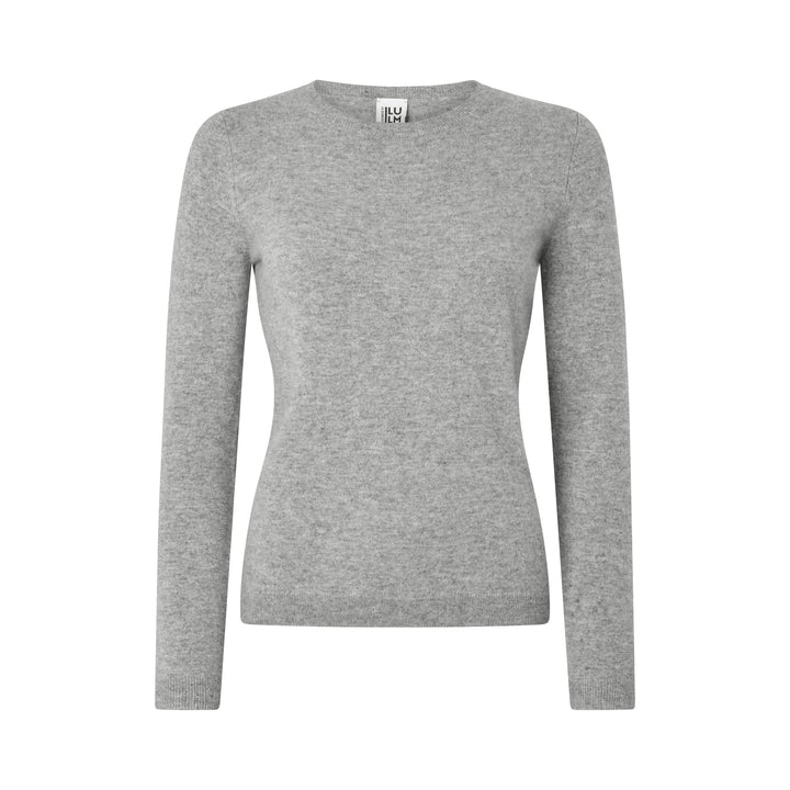CASHMERE by ILLUM - Tricot à Col Rond et Manches Longues