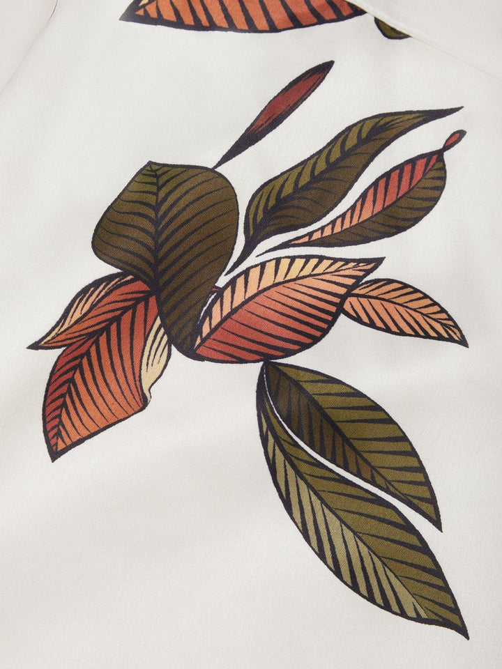 Robe Portefeuille Élégante à Imprimé Fleuri
