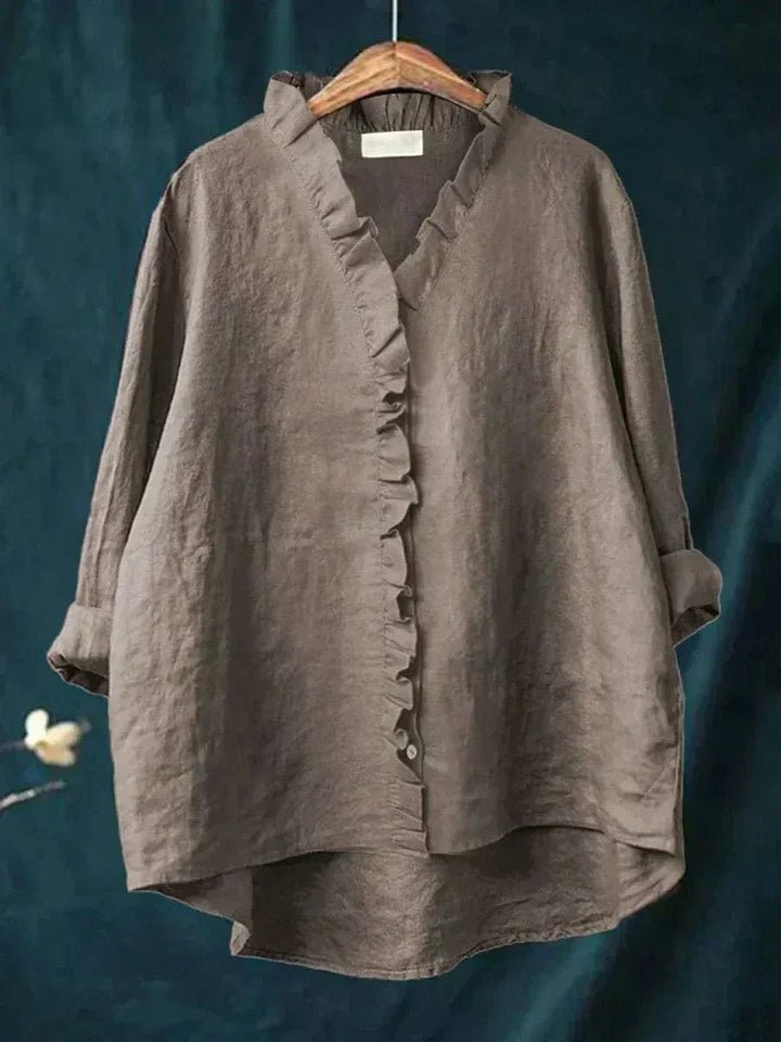Eline | Blouse d'Été Élégante en Lin